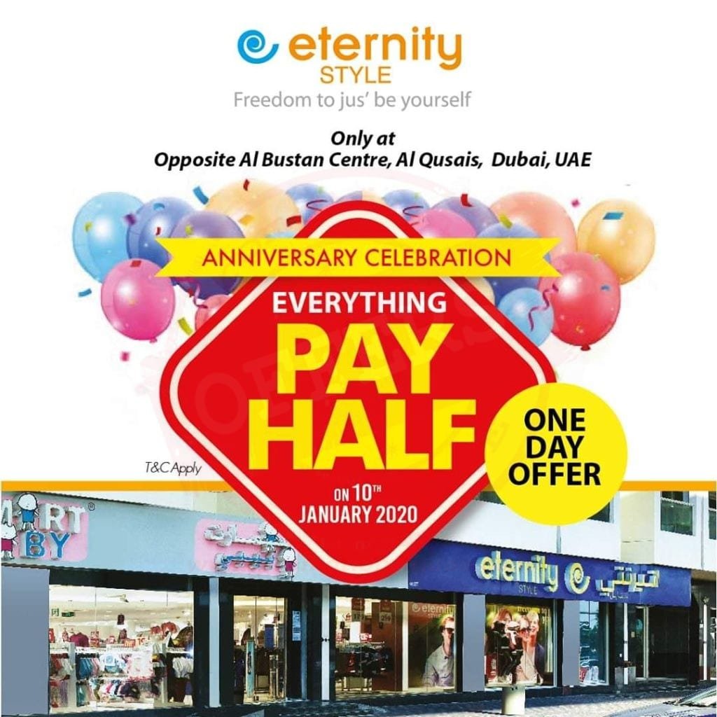 FB IMG 1578653506980 Anniversary Offer- Everything Pay Half!! Eternity Style Store