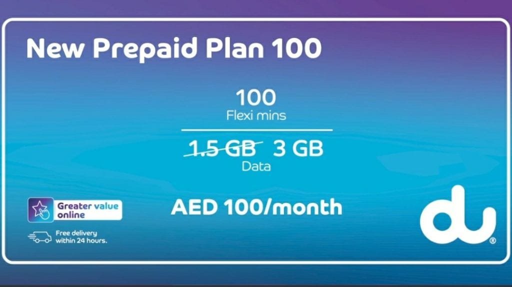 du prepaid data plans 3 months