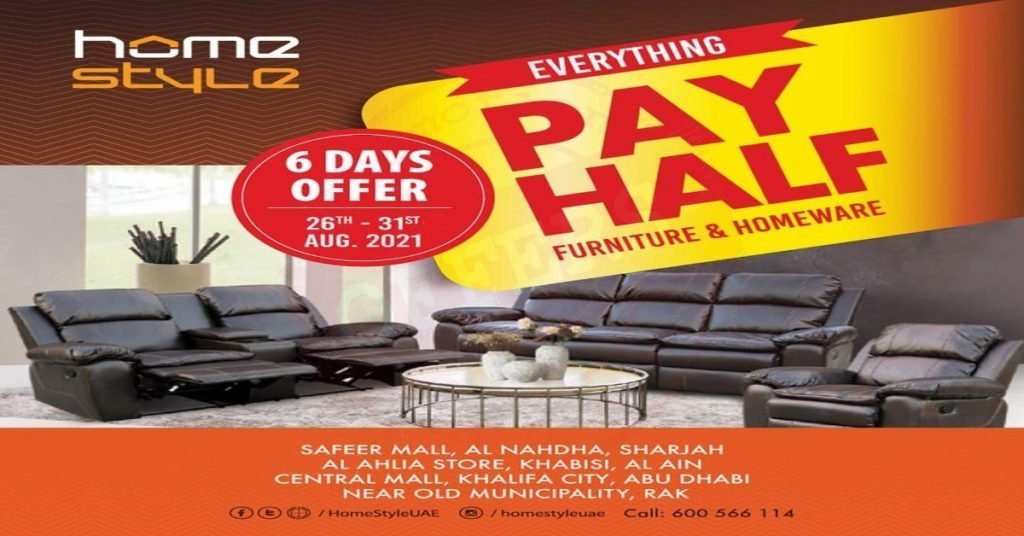 fb img 1629978541985 copy 1200x6283372065650942868638 Pick your favorite Furniture and Homeware and PAY HALF only! Enjoy exciting deal in HomeStyle Stores.