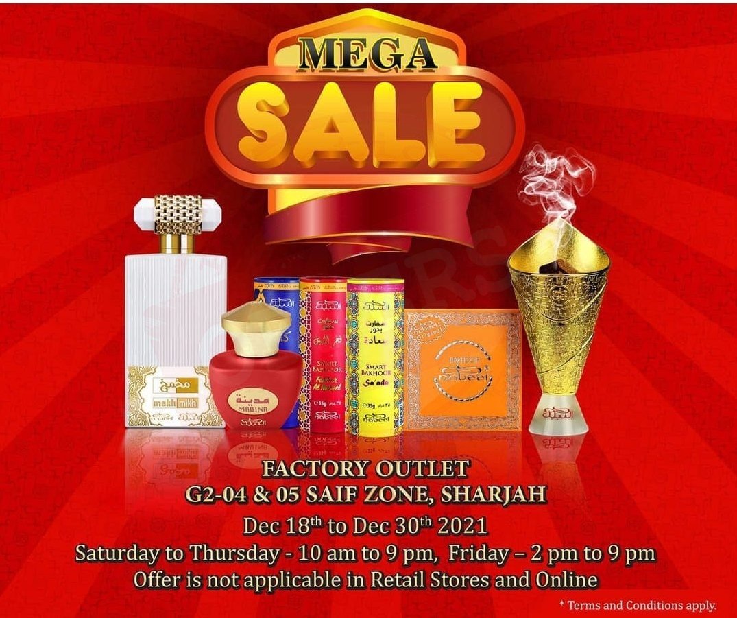 Nabeel Perfumes Warehouse sale where you can find amazing perfumes