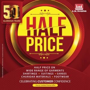 Half Price Offer- KM Trading